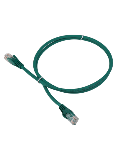 Патч-корд LANMASTER LSZH UTP кат.5e, 0.3 м, зеленый LANMASTER LAN-PC45/U5E-0.3-GN в Коломне Патчкорды (медные) Pintop.ru