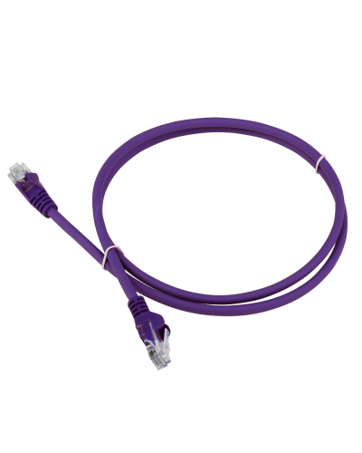 Патч-корд LANMASTER LSZH UTP кат.5e, 0.3 м, фиолетовый LANMASTER LAN-PC45/U5E-0.3-VI в Коломне Патчкорды (медные) Pintop.ru
