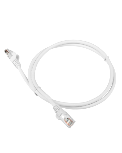 Патч-корд LANMASTER LSZH UTP кат.5e, 0.3 м, белый LANMASTER LAN-PC45/U5E-0.3-WH в Коломне Патчкорды (медные) Pintop.ru